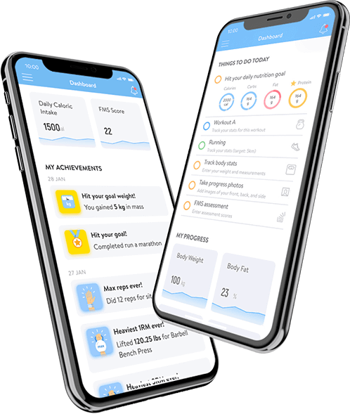 Thuis trainen met am coaching app Thuis trainen met am coaching app
